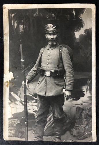 Cartolina ww1 foto come - -,