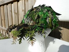 Cappello berretto mimetico Mothwing 3D foglia paintball cecchino palla di bosco Milsim Ghillie tuta