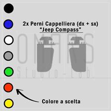 2x Ganci perni DX SX SUPPORTO MENSOLA CAPPELLIERA BAULE BAGAGLIAIO Jeep Compass