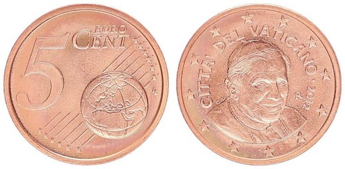 Vaticano cent 2012 moneta - cent,