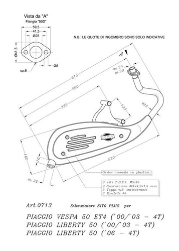 Marmitta sito plus piaggio - sito,