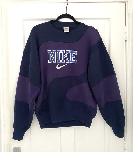 Felpa patchwork nike vintage - felpa,
