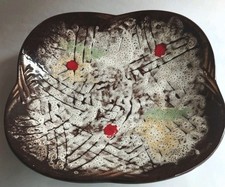 Piatto MidCentury, Moderno Lava 1960/ 1970, Ceramica West Germany 