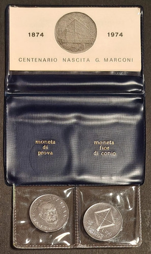 100 lire marconi - marconi, 1974