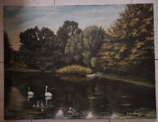 Quadro Dipinto Olio Tela Primi