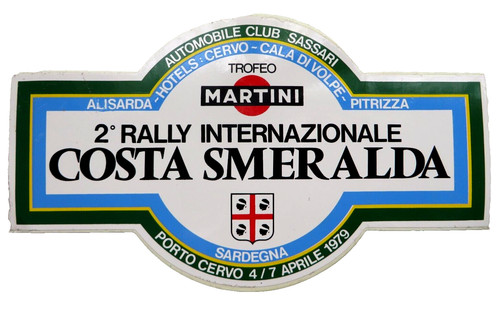Adesivo vintage rally - adesivo,