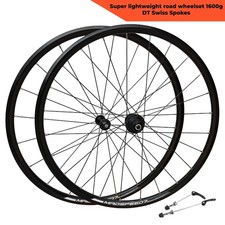 Set ruote bici da strada leggere QR 700c 1600g 8/9/10/11 velocità DT Swiss Fulcrum
