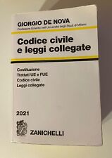 Codice civile e leggi collegate 2021 Con appendice di diritto tributario De Nova
