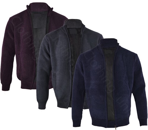 Cardigan uomo pile foderato