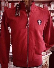 Felpa uomo Guru con zip e logo