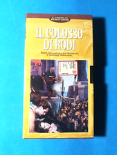 VHS FILM IL COLOSSO DI RODI DI SERGIO LEONE VIDEOCASSETTA DA COLLEZIONE