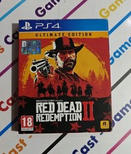 PS4 RED DEAD REDEPTION 2 ULTIMATE STEELBOOK EDITION ITALIANO PLAYSTATION 4