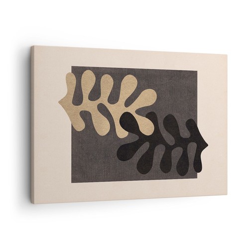 Quadro tela 70x50cm foglie - quadro, su