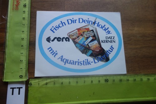 Vecchio adesivo acquario