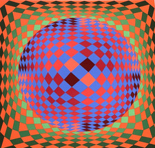 VICTOR VASARELY SERIGRAFIA