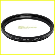 52mm Filtro UV Zeikos per obiettivi a vite con filetto M52. UltraViolet filter.