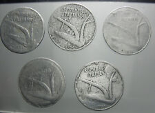 LOTTO 5 PEZZI LIRE 10 VARIE DATE FALSI D'EPOCA