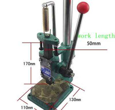 Morsetto manuale da scrivania crimpatrice pressa punzonatrice rack corsa 50 mm