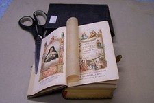 MANUALE di FILOTEA giuseppe riva - 6 stampe antiche a colori - vedi foto - sc110