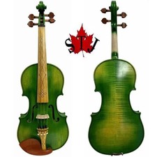 Violino verde bello 5 corde