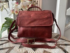 Visconti London, borsa messenger a tracolla in pelle rossa