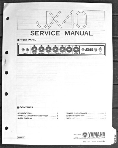 Yamaha jx40 amplificatore - jx40,