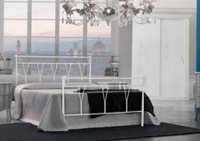 LETTO FERRO BATTUTO PASTORALE