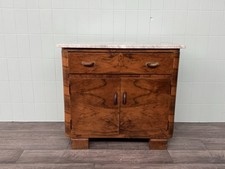 Credenza Italiana Anni 30 Antica Dispensa In radica Con Piano In Marmo