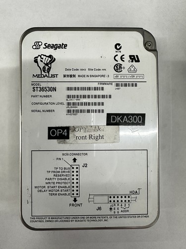 Seagate st36530n 50 pin - 6,5,