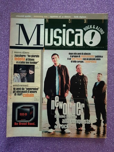 G104 rivista musica 2001 - musica,