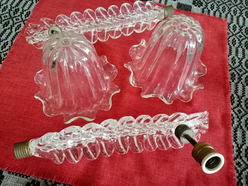 Antico lampadario vetro di - antico,