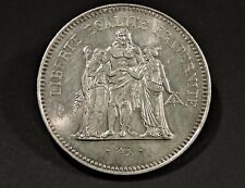 MONETA da 50 FRANCHI ARGENTO del 1974