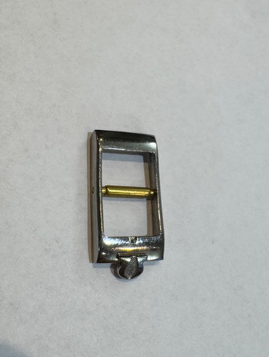 Fibbia omega vintage acciaio - fibbia,
