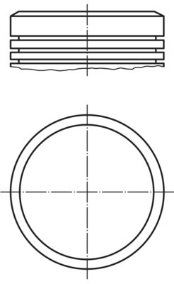 Pistone mahle 040 - 02, 00
