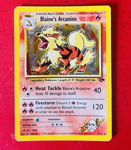 Lotto carte pokemon blaine - lotto,