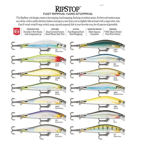 Rapala ripstop 9cm 12cm - rapala,