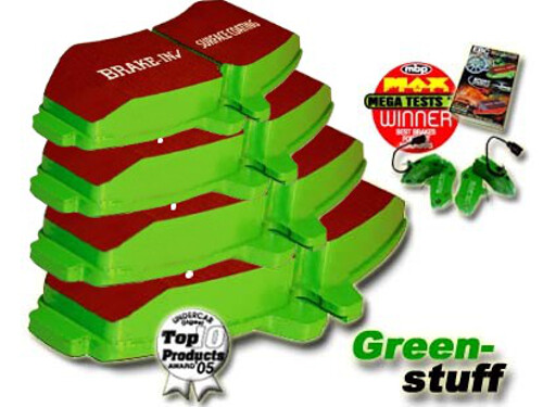 Pastiglie freno ebc greenstuff - pastiglie,