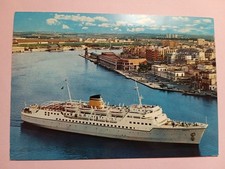 Brindisi - Nave in porto - Veduta della città.