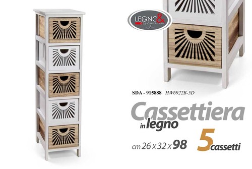 Cassettiera mobiletto slim - mobiletto,