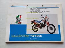 Cagiva T4 500 E Enduro 1987 catalogo ricambi originale spare parts catalogue