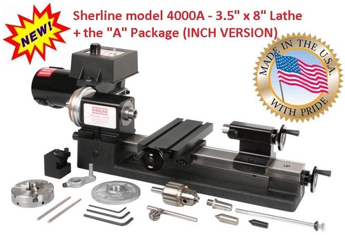 Tornio sherline 4000a x - tornio,