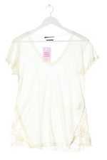 SET Maglia con scollo a V Donna Camicia Taglia IT 40 bianco sporco stile casual