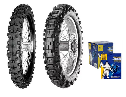 Coppia gomme metzeler enduro - coppia,