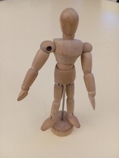 Manichino snodabile in legno -