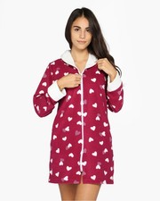 VESTAGLIA PILE NOTTI MAGICHE KATE TESSUTO  MORBIDO APERTURA ZIP DOPPIA TASCA