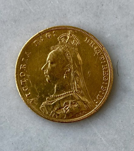 Sterlina oro 1889 regina - oro,
