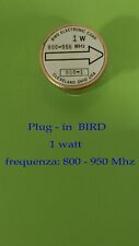 PLUG-IN BIRD - tipo: 800-1 - 1 W - 800-950 Mhz - elemento per wattmetro Bird 43