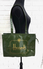 BORSA A TRACOLLA HARRODS KNIGHTSBRIDGE VERDE PVC