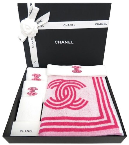 Chanel telo mare bagno rosa - telo,