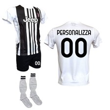 Kit Maglia Personalizza Juventus Pantaloncino Nero e Calzettoni 25-26 ufficiale